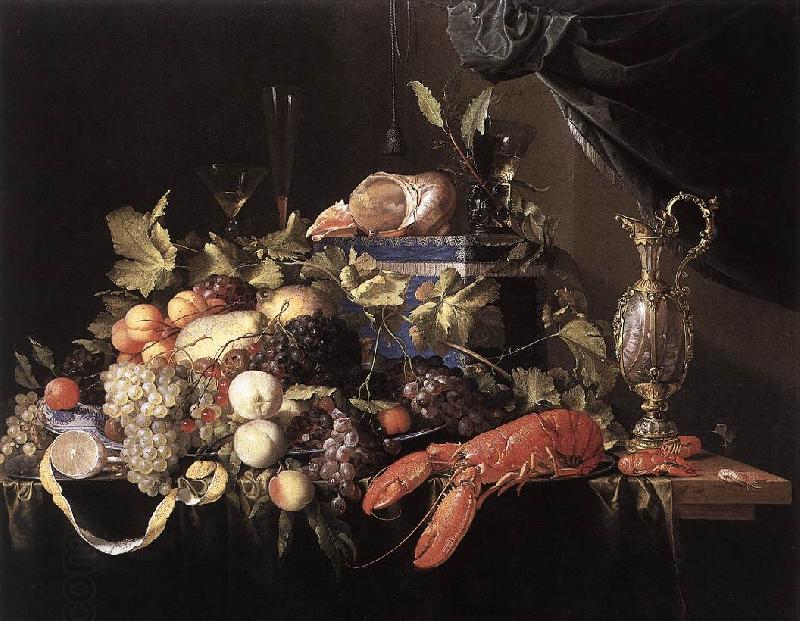 Jan Davidsz. de Heem Still-Life with Fruit and Lobster China oil painting art